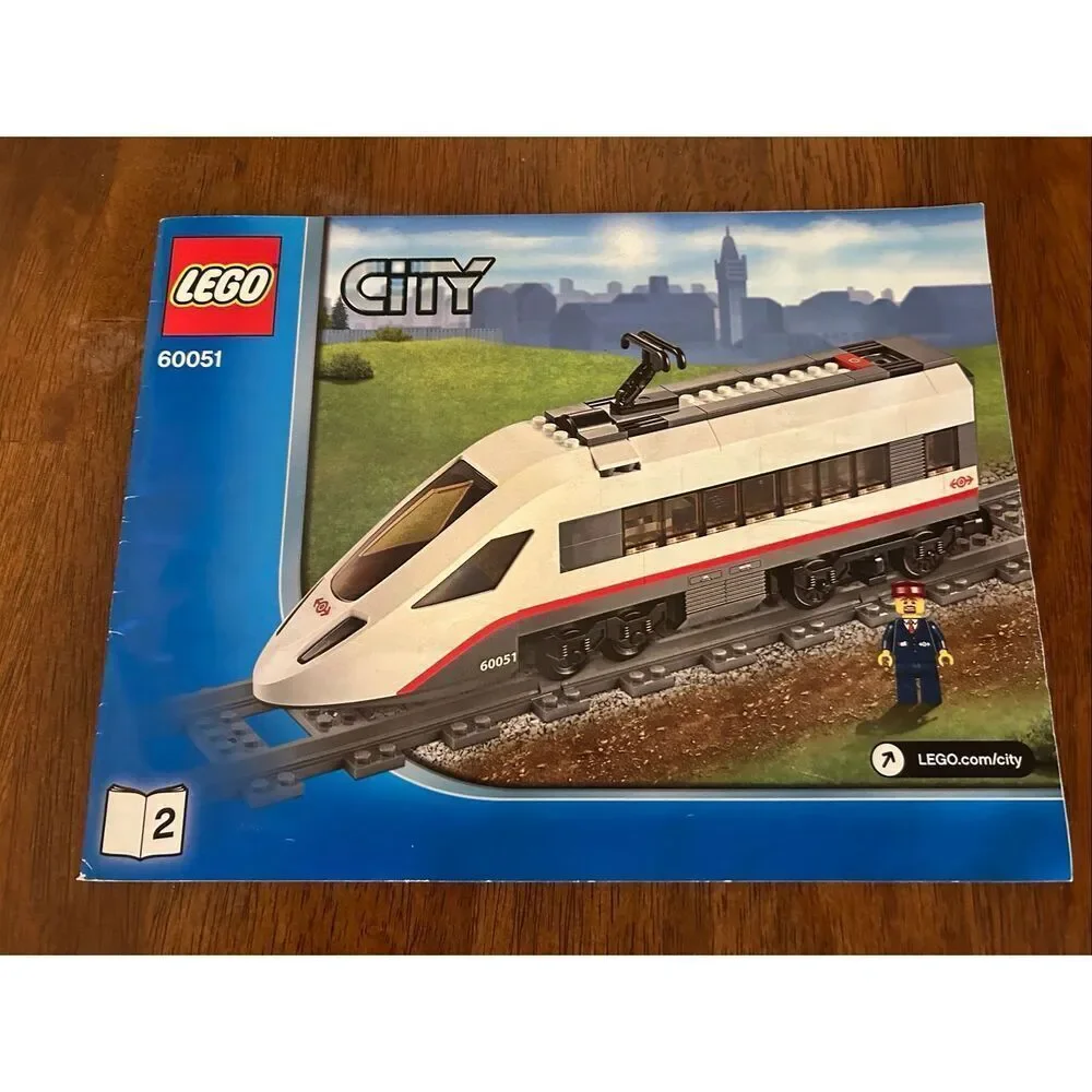 LEGO City #60051 High Speed Passenger Train Instruction Manual Only 2,3,&4 (6003 - Picture 2 of 14
